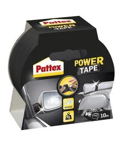 Extra starkes Klebeband für innen und außen Pattex Power Tap, schwarz, 50 mm x 10 m,